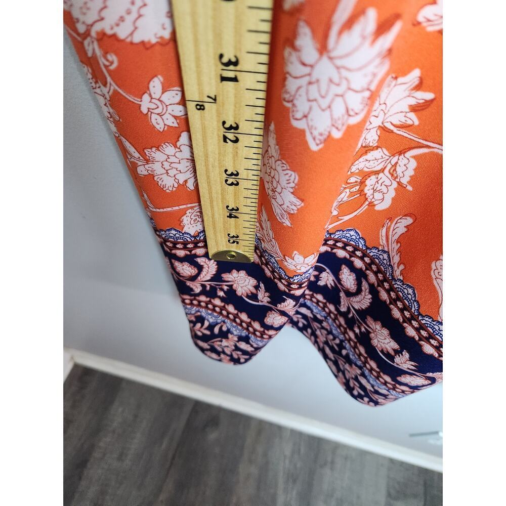 Maggy London Sheath knee length dress sz 2 v- neck detail Careerwear office - Picture 9 of 9